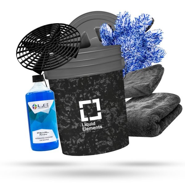 wash bucket ´Forged Carbon´ set - Advanced Plus