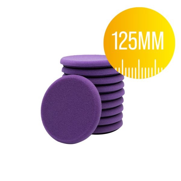 10er Slim Pad Set 125 mm purple