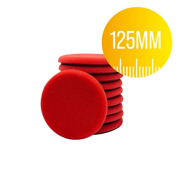 10-pack Slim Pad Set 125 mm red